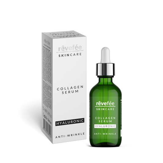 RÉVEFÉE Gesichtsserum Kollagen Serum mit Hyaluronsäure für Gesicht 50ml